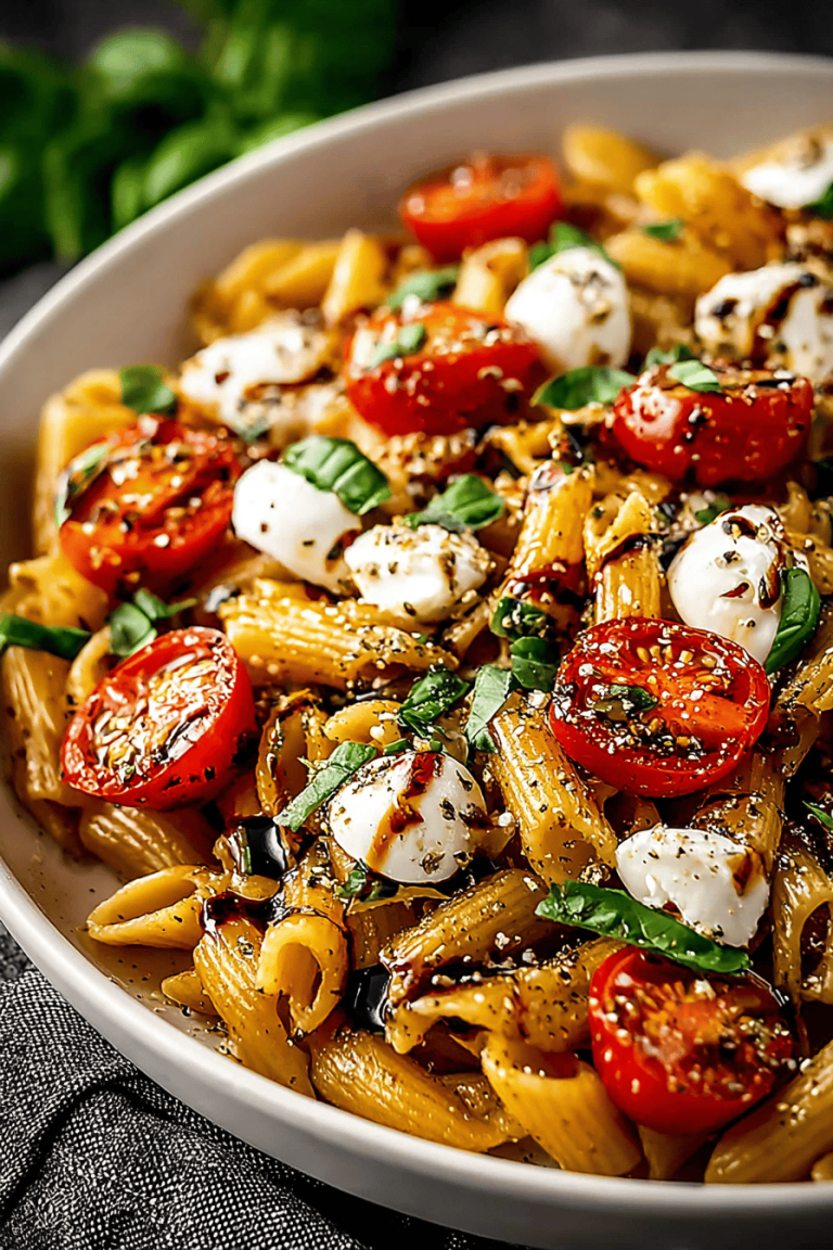 Caprese Pasta Salad Delish