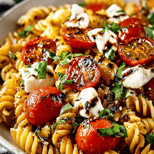 Caprese Pasta Salad Delish