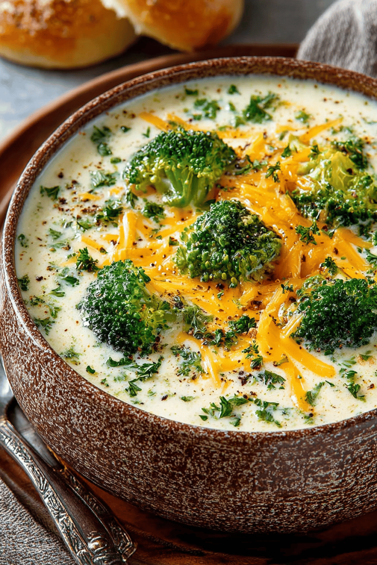 Creamy Broccoli Cheese Soup