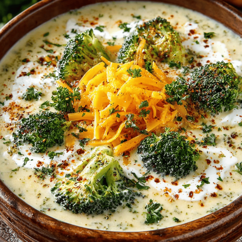 Creamy Broccoli Cheese Soup