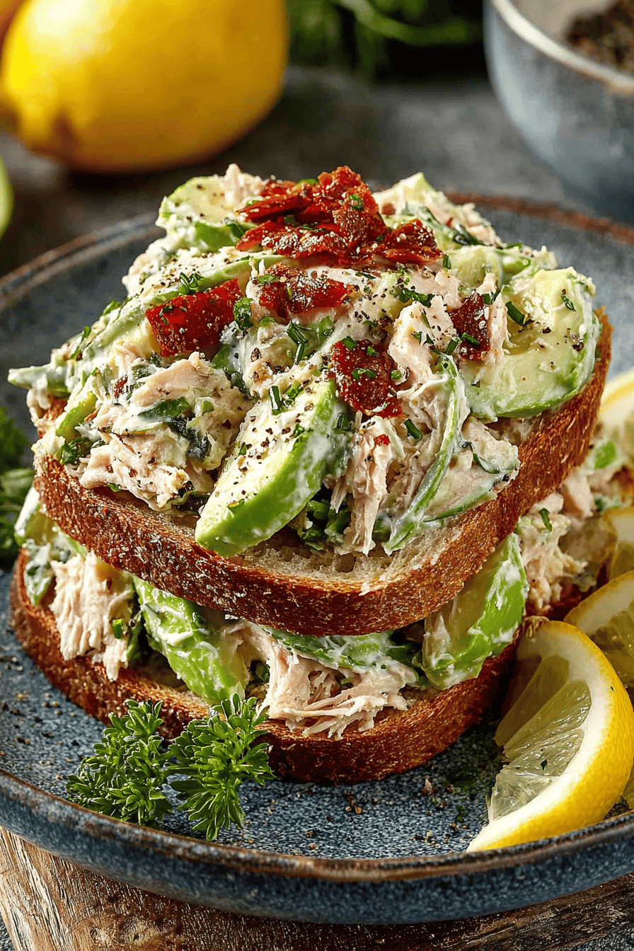 Delish Avocado Tuna Salad