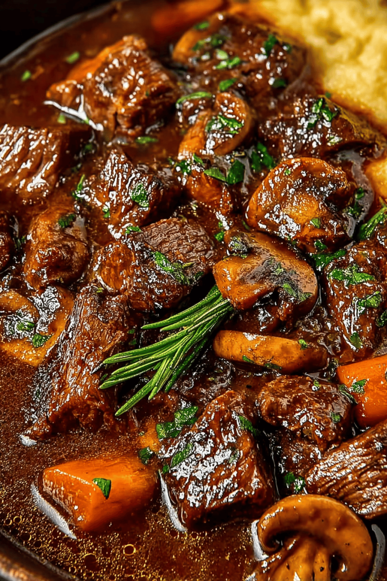 Delish Beef Bourguignon