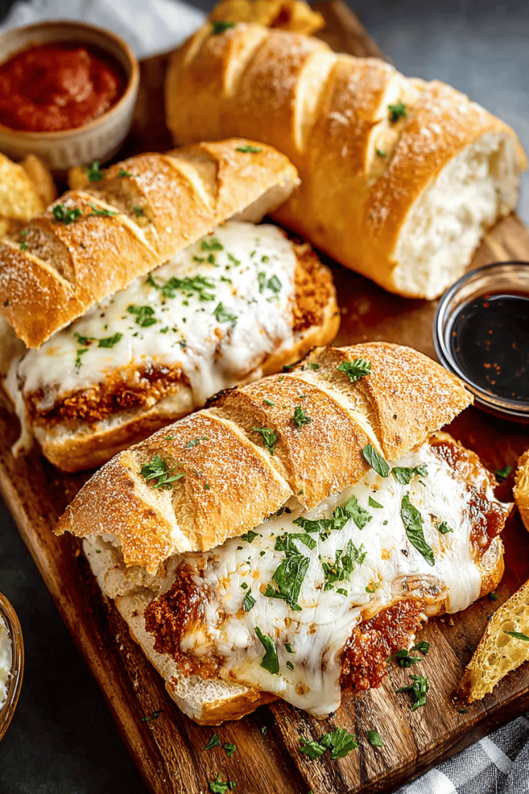 DelishChicken Parmesan Subs