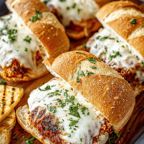 DelishChicken Parmesan Subs