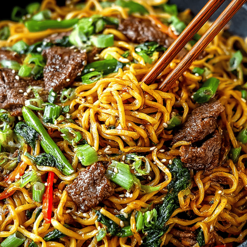 Easy Beef Chow Mein