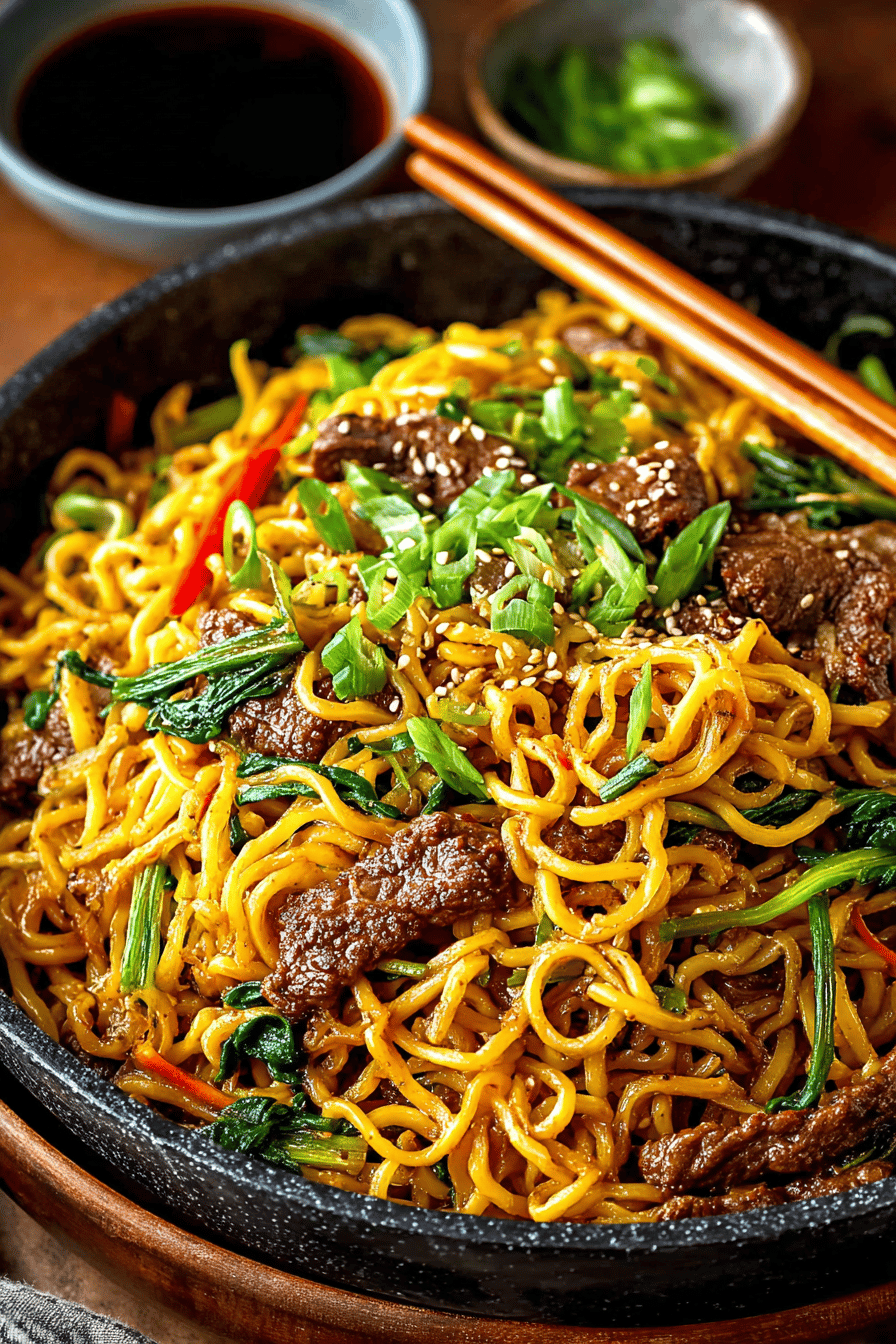 Easy Beef Chow Mein
