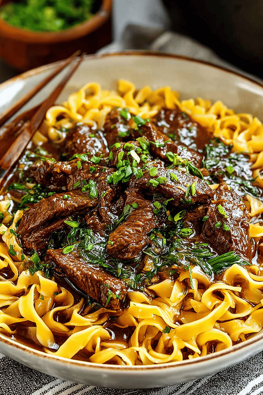 Easy Beef Noodles