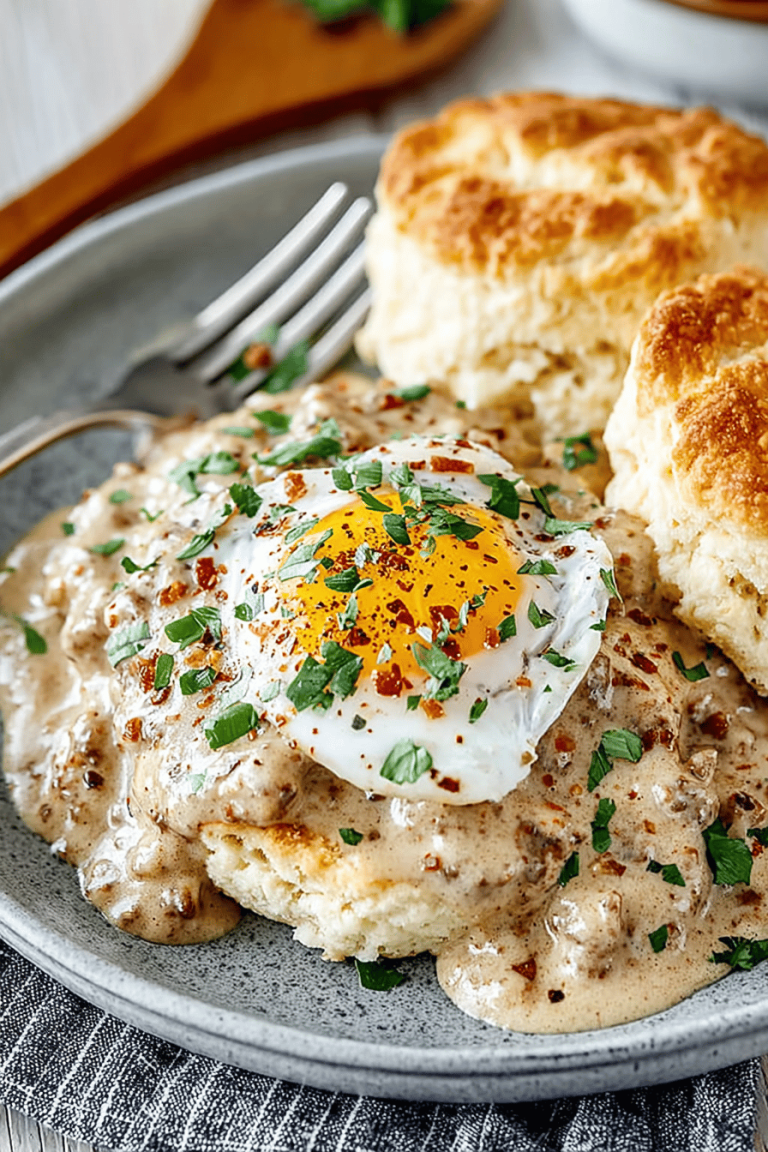 Easy Biscuits & Gravy
