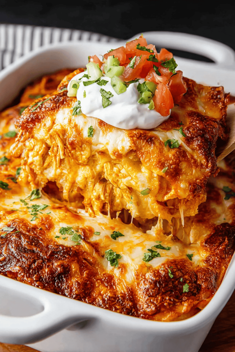 Easy Chicken Enchilada Casserole