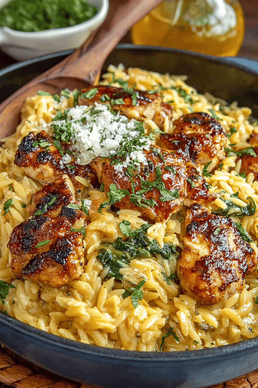 Easy Chicken & Orzo