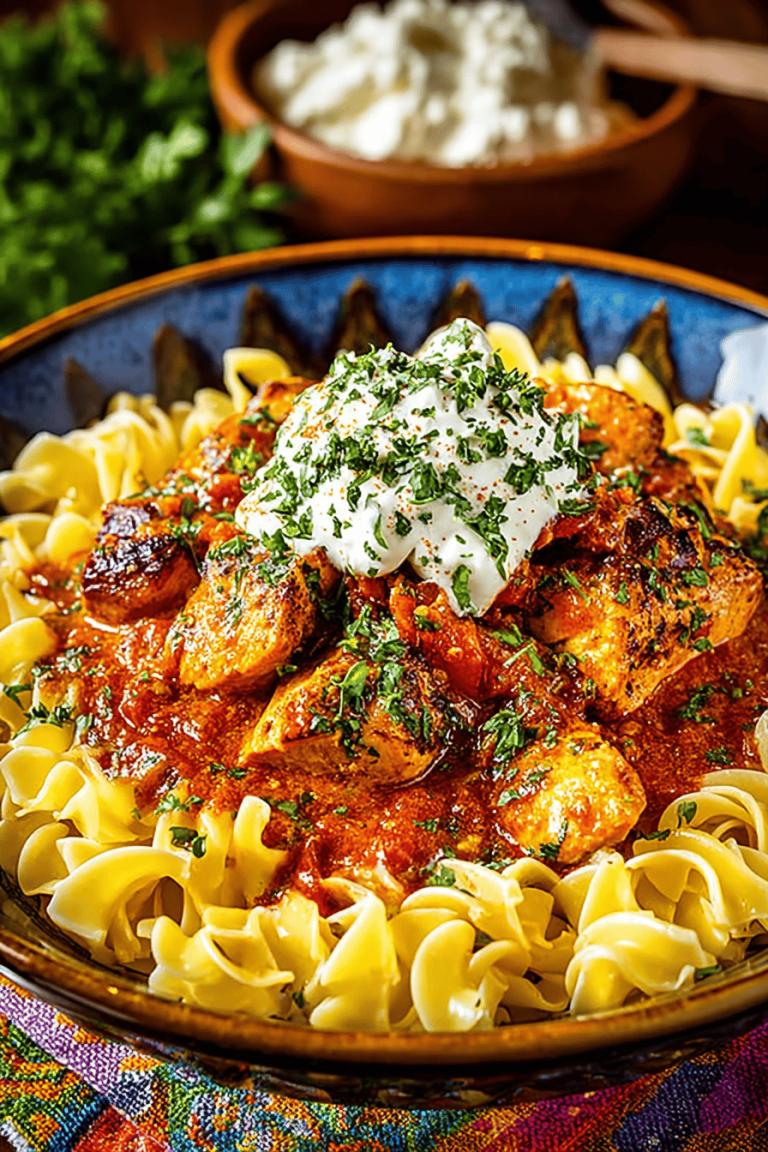 Easy Chicken Paprikash