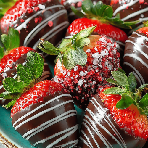 Easy Chocolate Strawberries