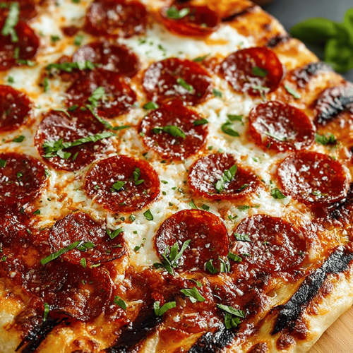 Easy Grilled Pizza
