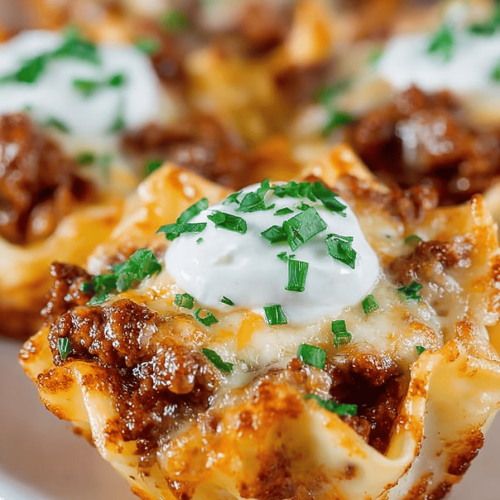 Easy Lasagna Cups