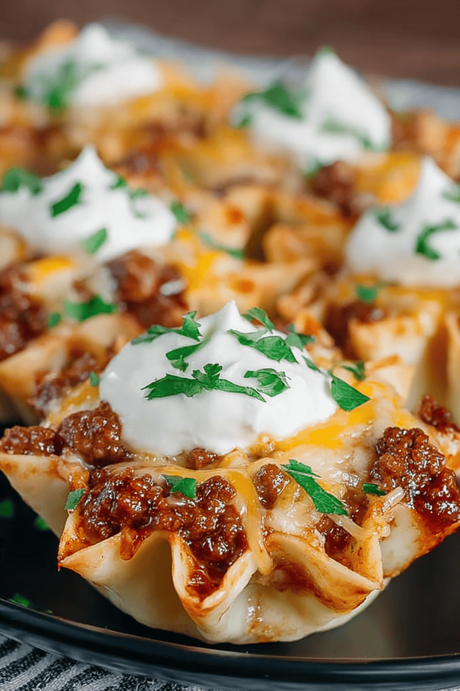 Easy Lasagna Cups