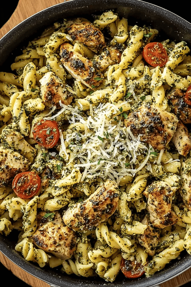 Easy Pesto Chicken Pasta
