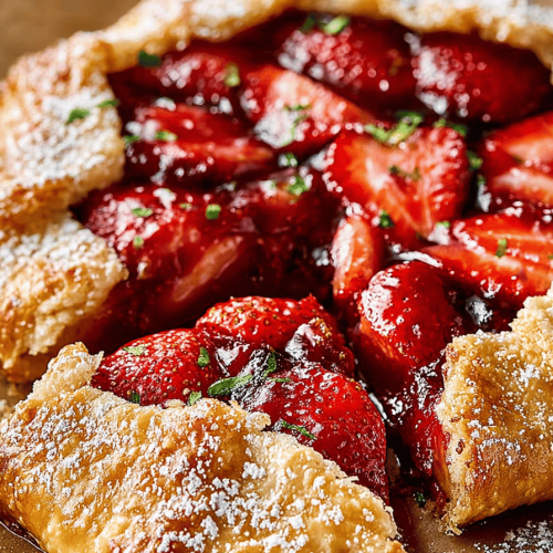 Easy Strawberry Galette