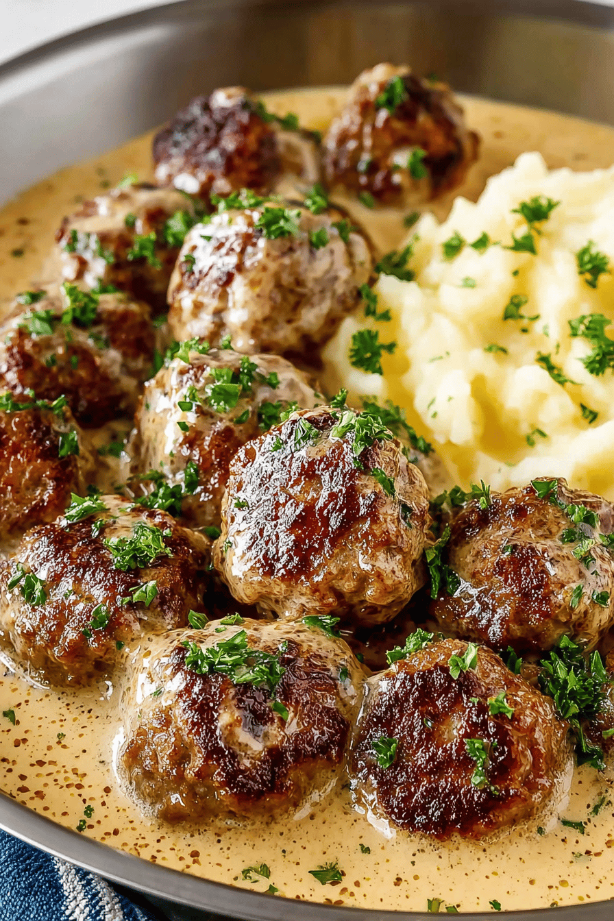 From scratch Swedish Meatballs