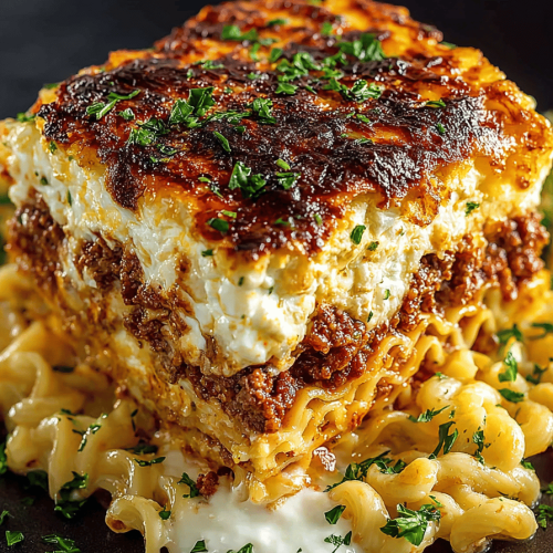Greek Comfort Lasagna