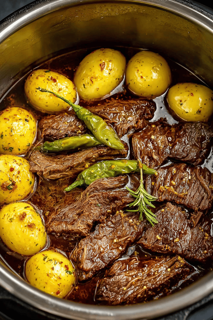 Instant Pot Mississippi Pot Roast