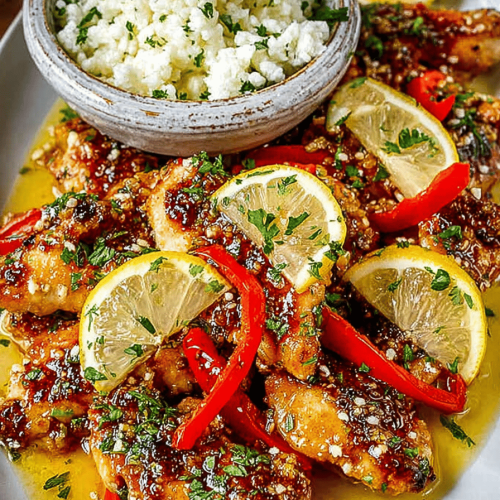 Lemon Honey Garlic Chicken