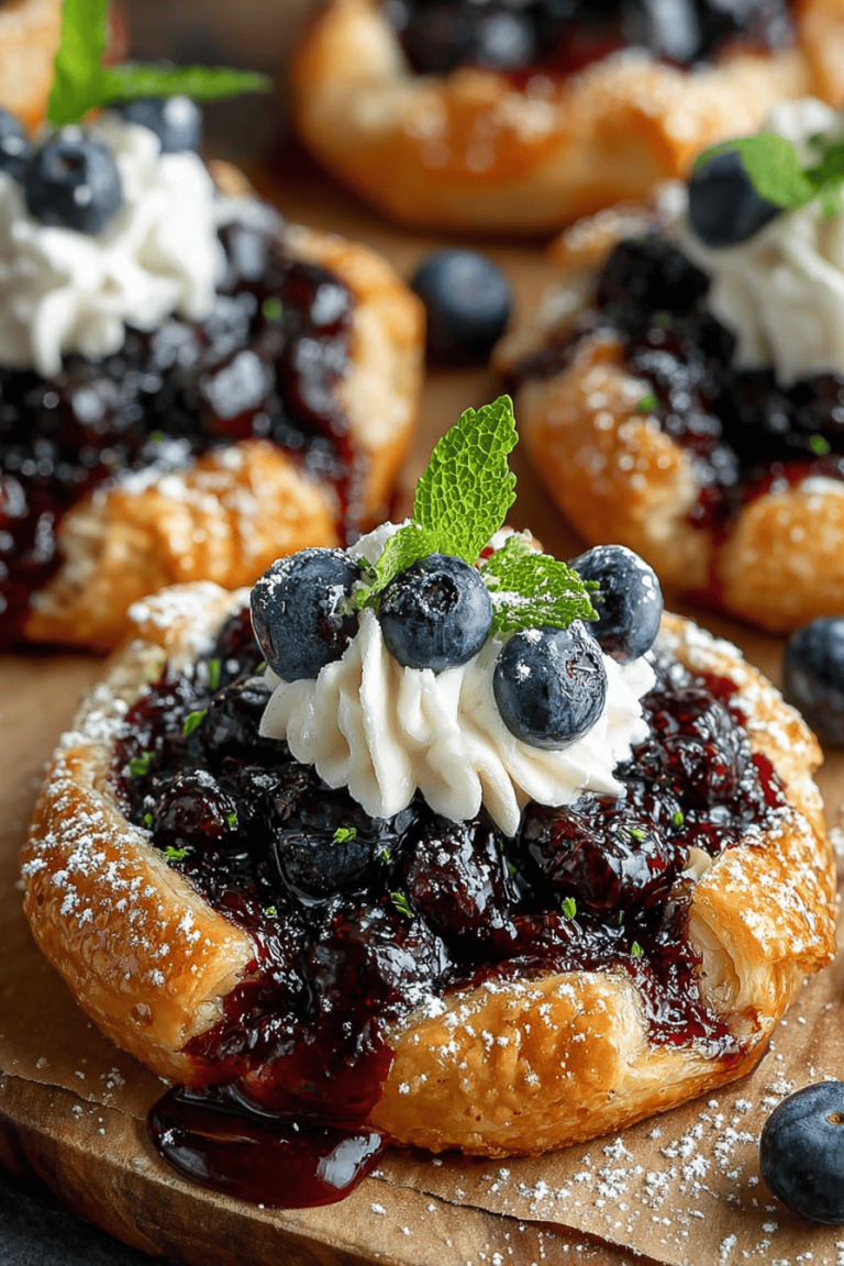 Mini Blueberry Galettes