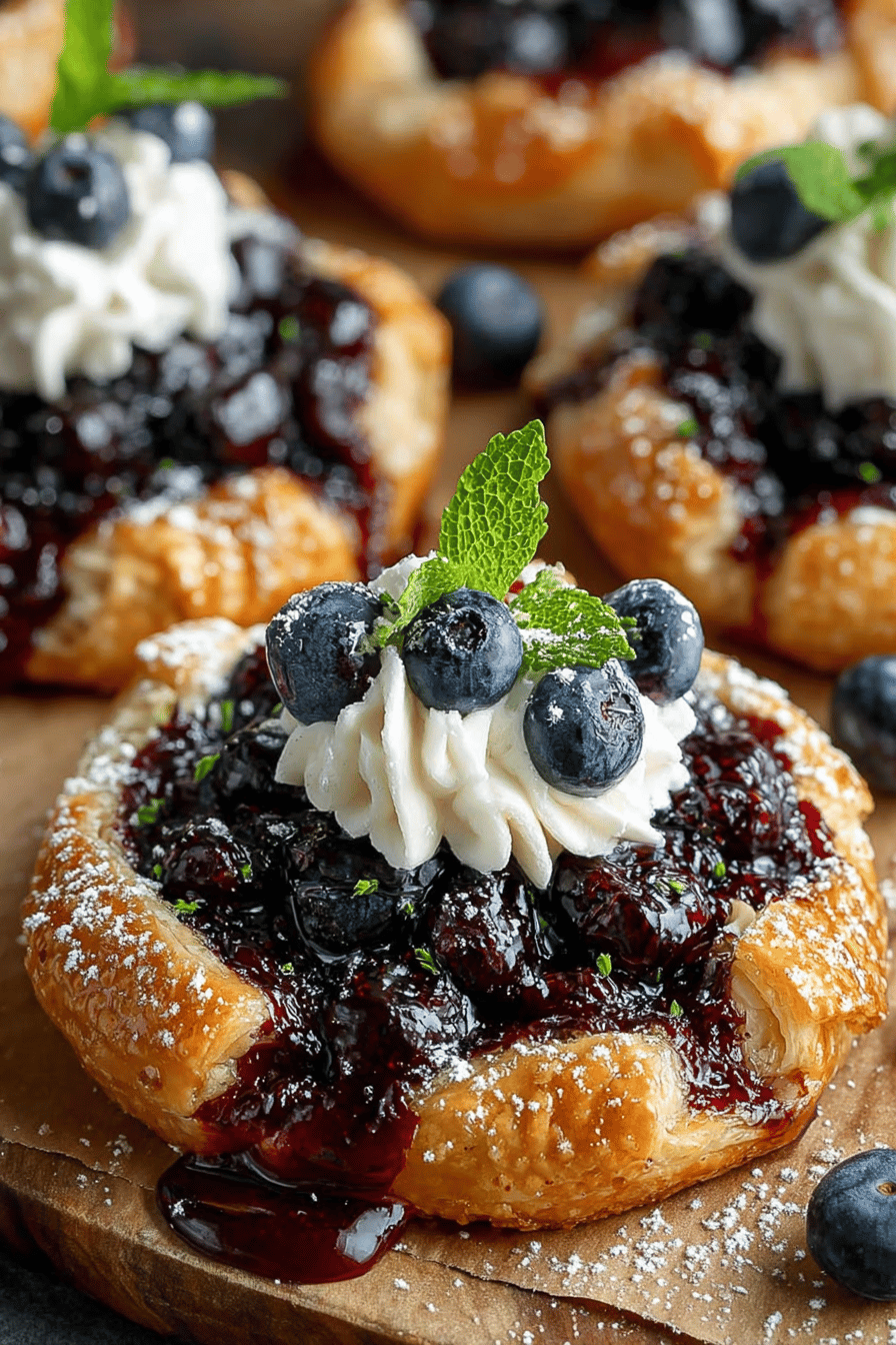 Mini Blueberry Galettes
