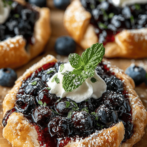 Mini Blueberry Galettes