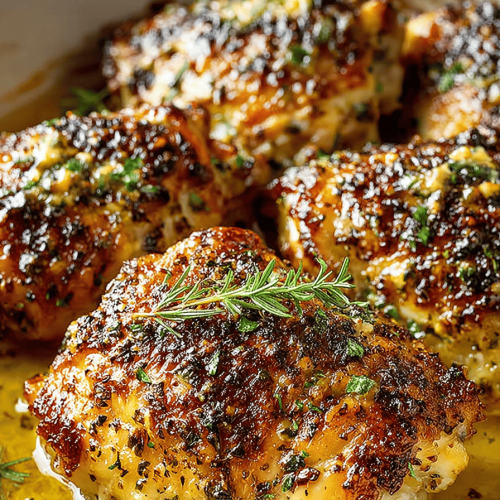 Oven-Baked Chicken Thighs