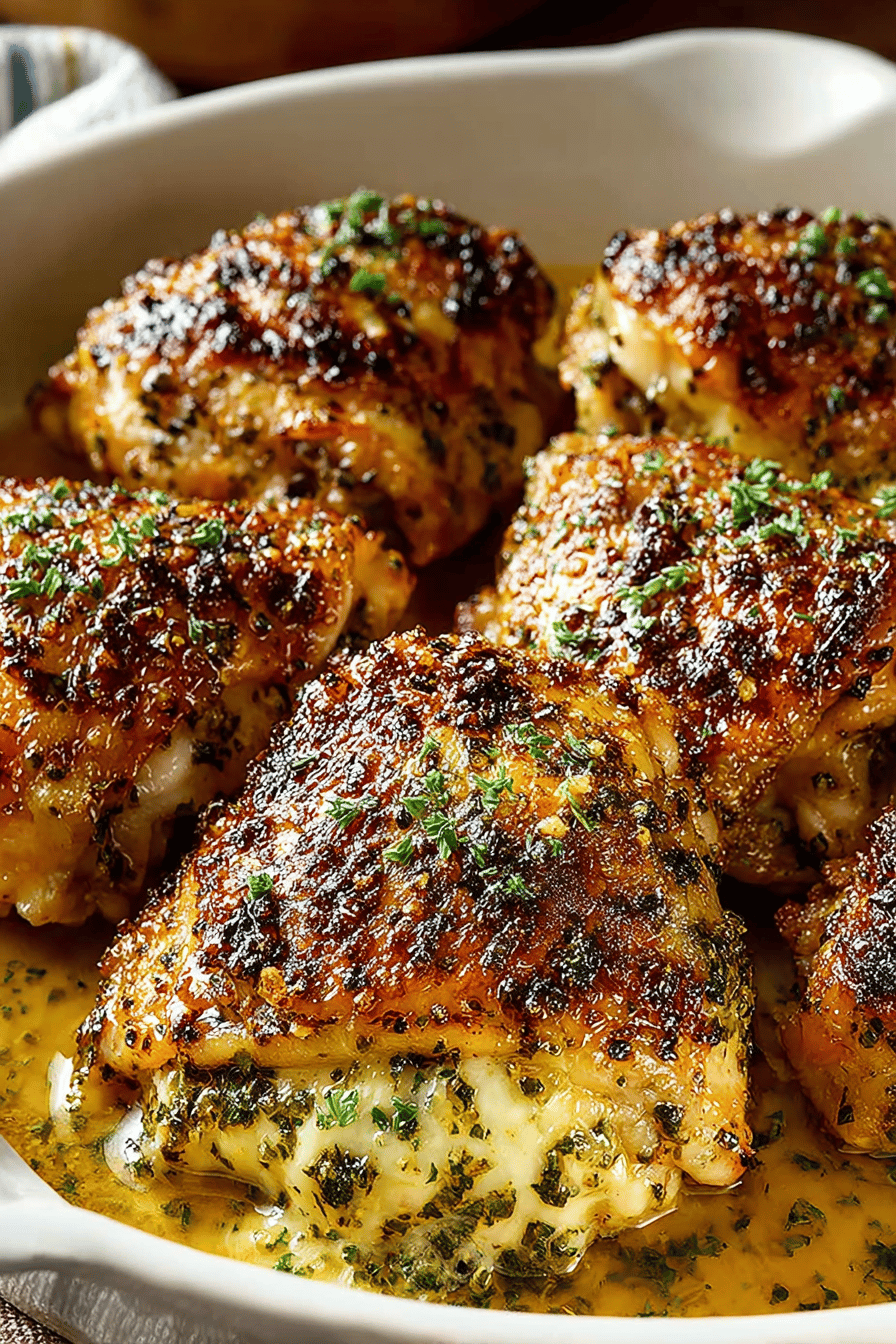 Oven-Baked Chicken Thighs