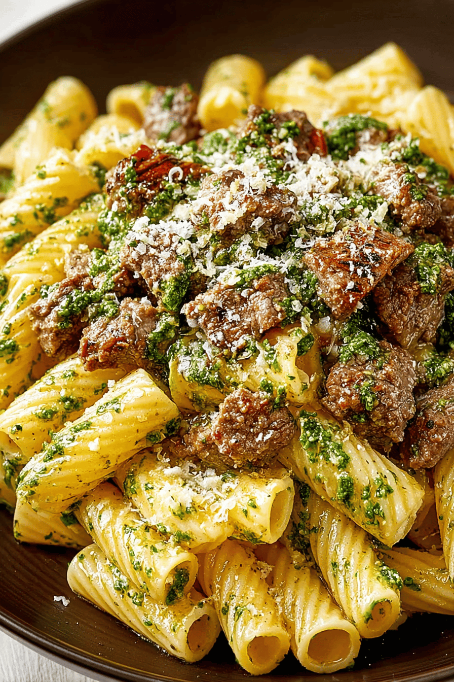 Pesto Beef Perfection