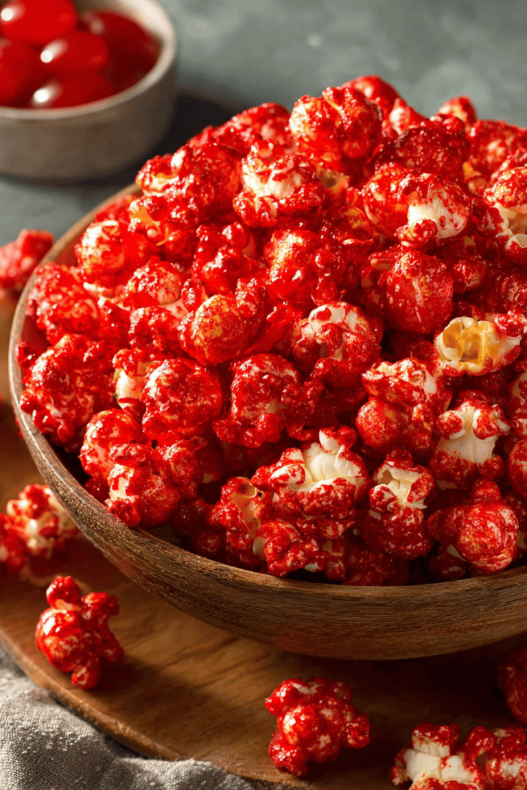 Red Hot Cinnamon Popcorn