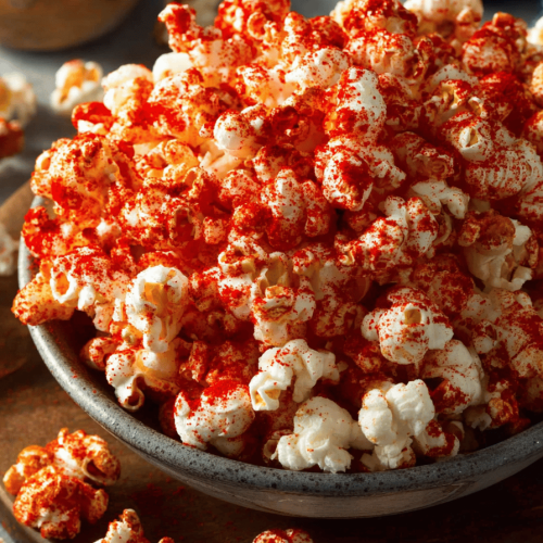 Red Hot Cinnamon Popcorn