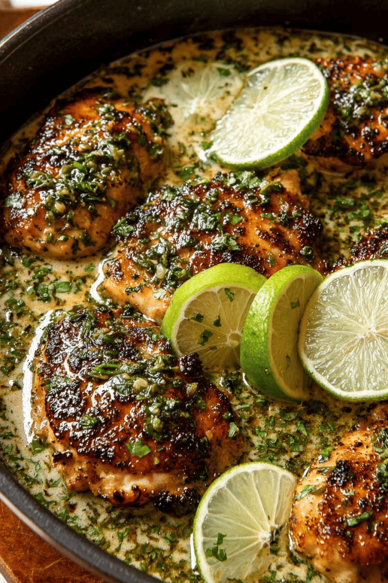 Skillet Cilantro Lime Chicken