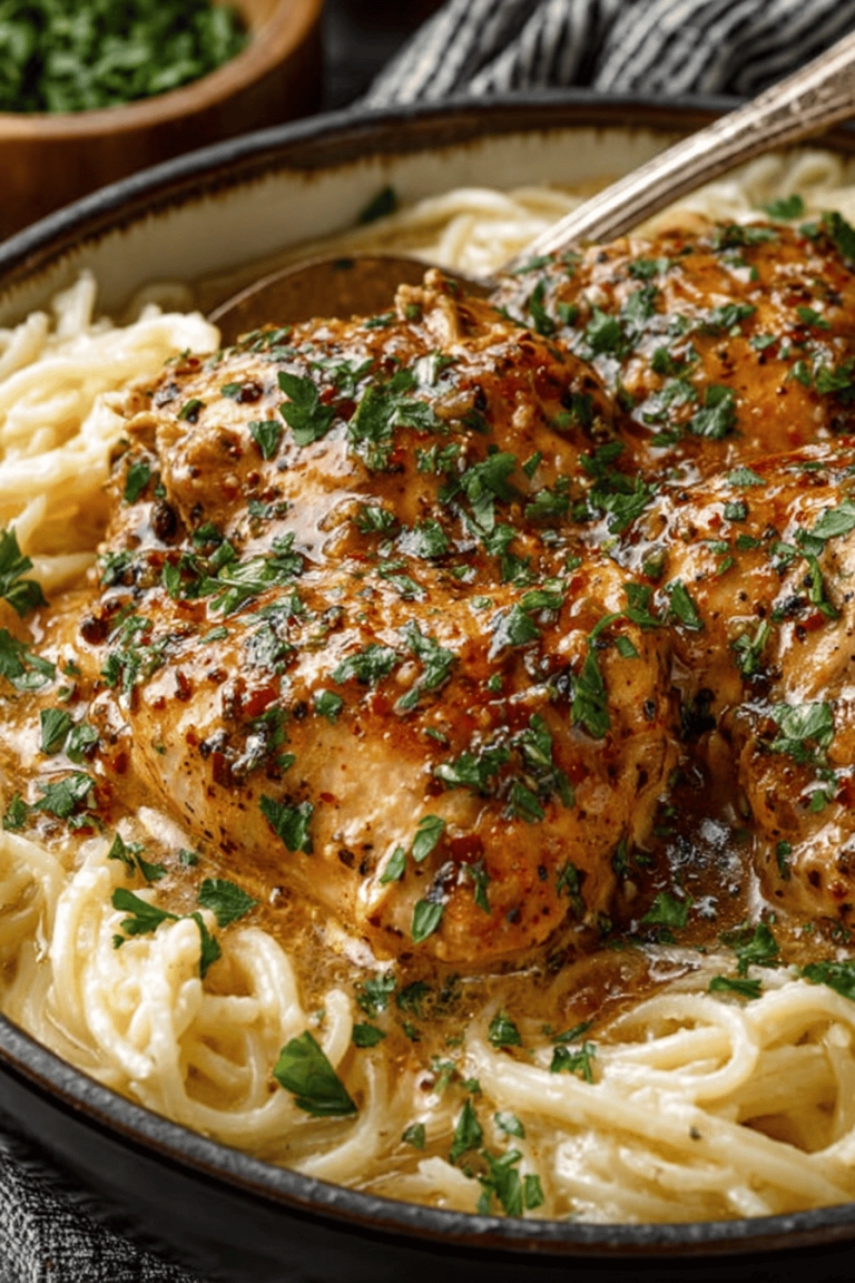 Slow Cooker Angel Chicken