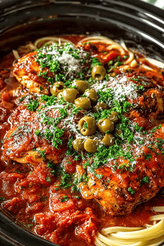 Slow Cooker Chicken Cacciatore