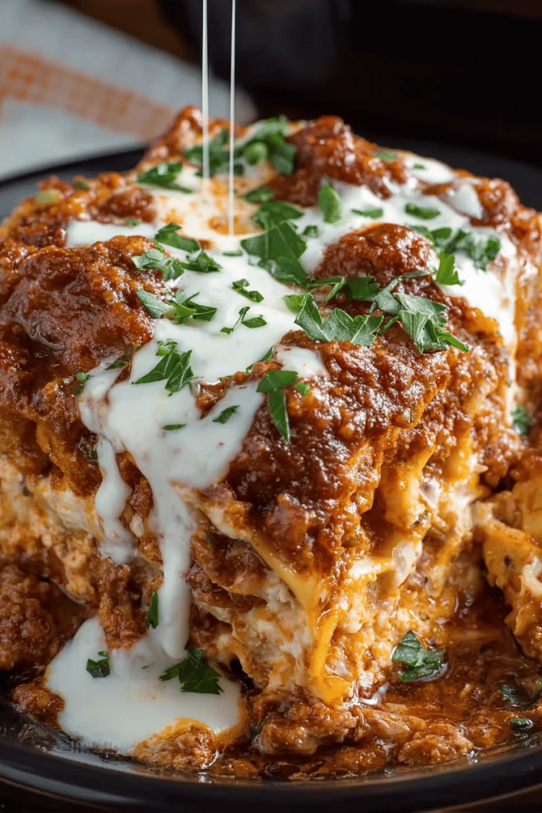 Slow Cooker Lasagna