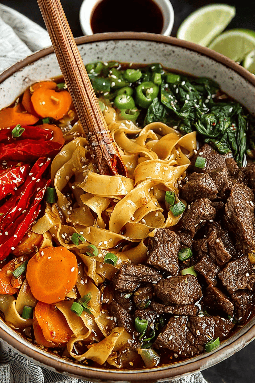Spicy Beef Noodles