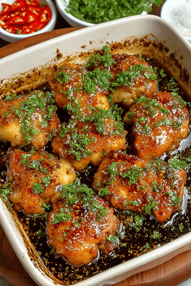 Spicy Honey Garlic Chicken