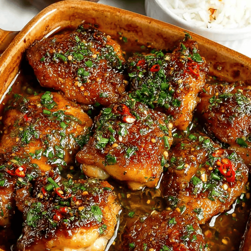 Spicy Honey Garlic Chicken