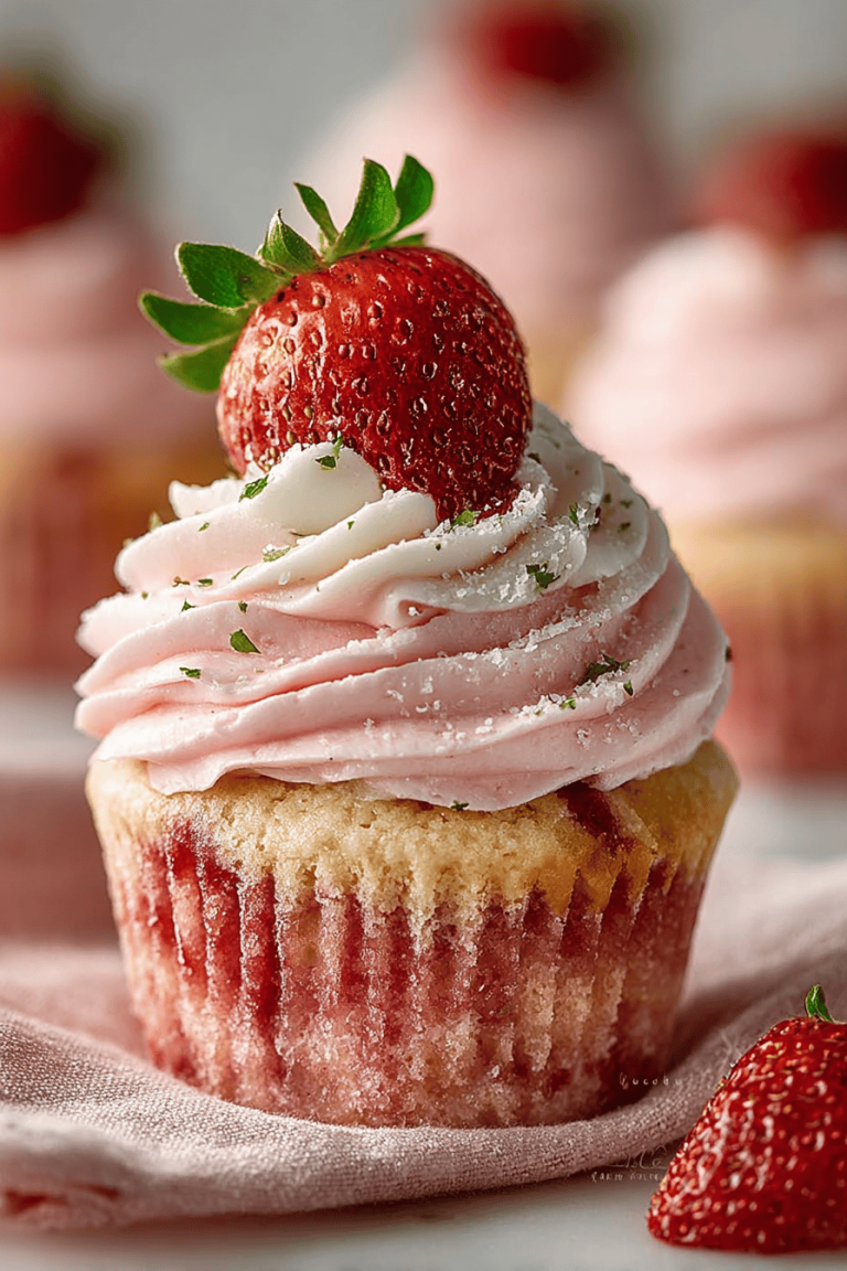 Strawberry Bliss Cupcakes