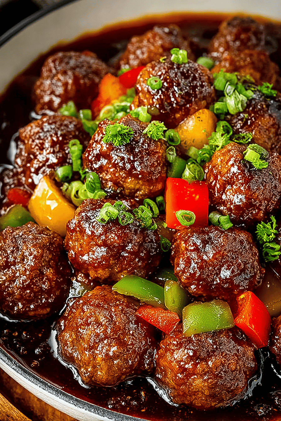 Sweet & Sour Meatballs