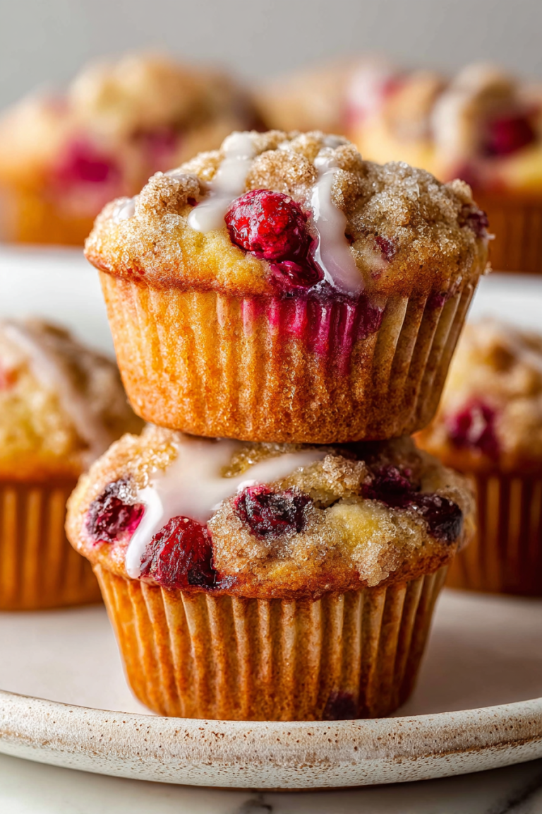 Delish Cranberry Orange Muffins