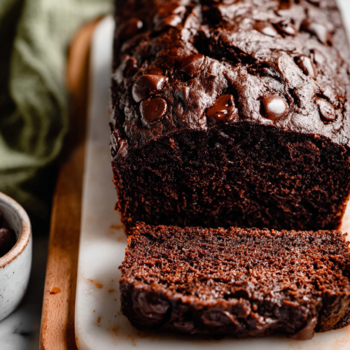 Delish Double Chocolate Zucchini Bread