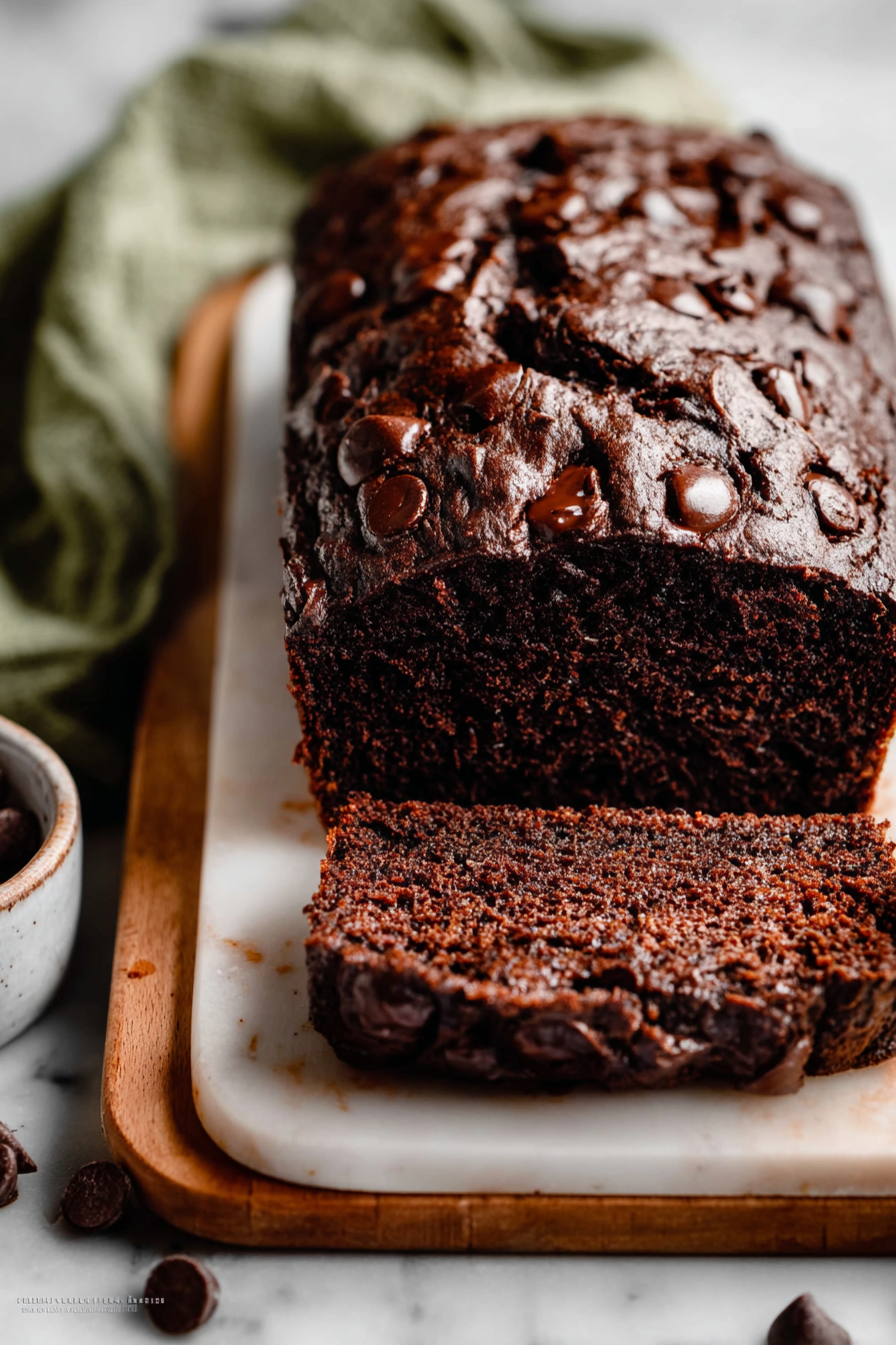 Delish Double Chocolate Zucchini Bread