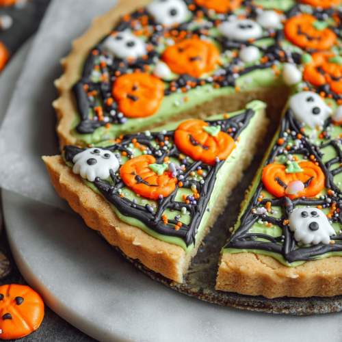 Delish Halloween Sugar Cookie Cake