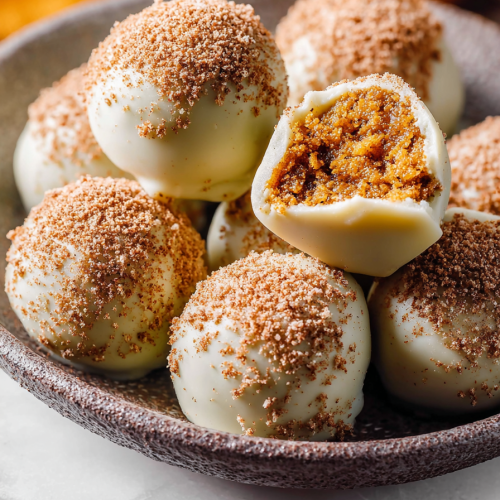 Delish Pumpkin Spice Truffles