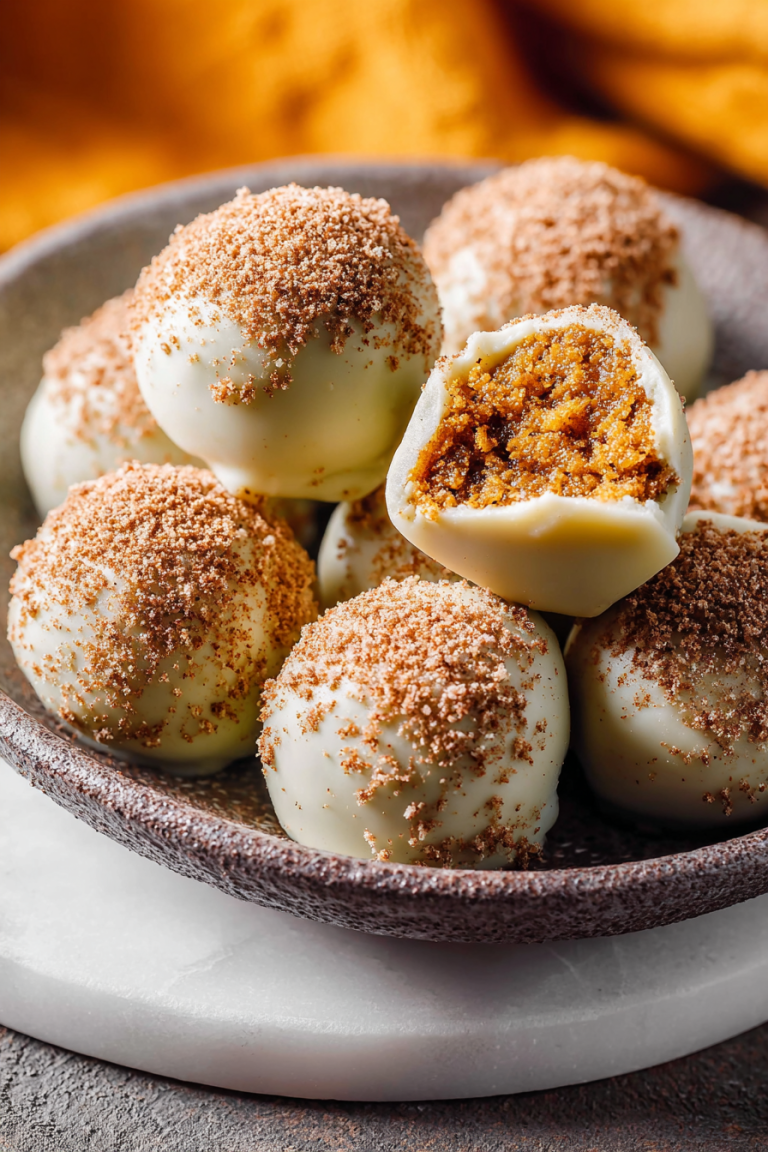 Delish Pumpkin Spice Truffles