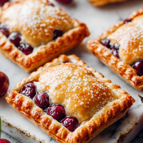 Delish Simple Cherry Pastry Pies