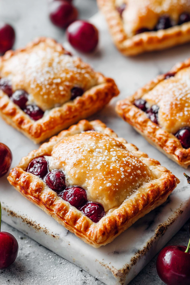 Delish Simple Cherry Pastry Pies